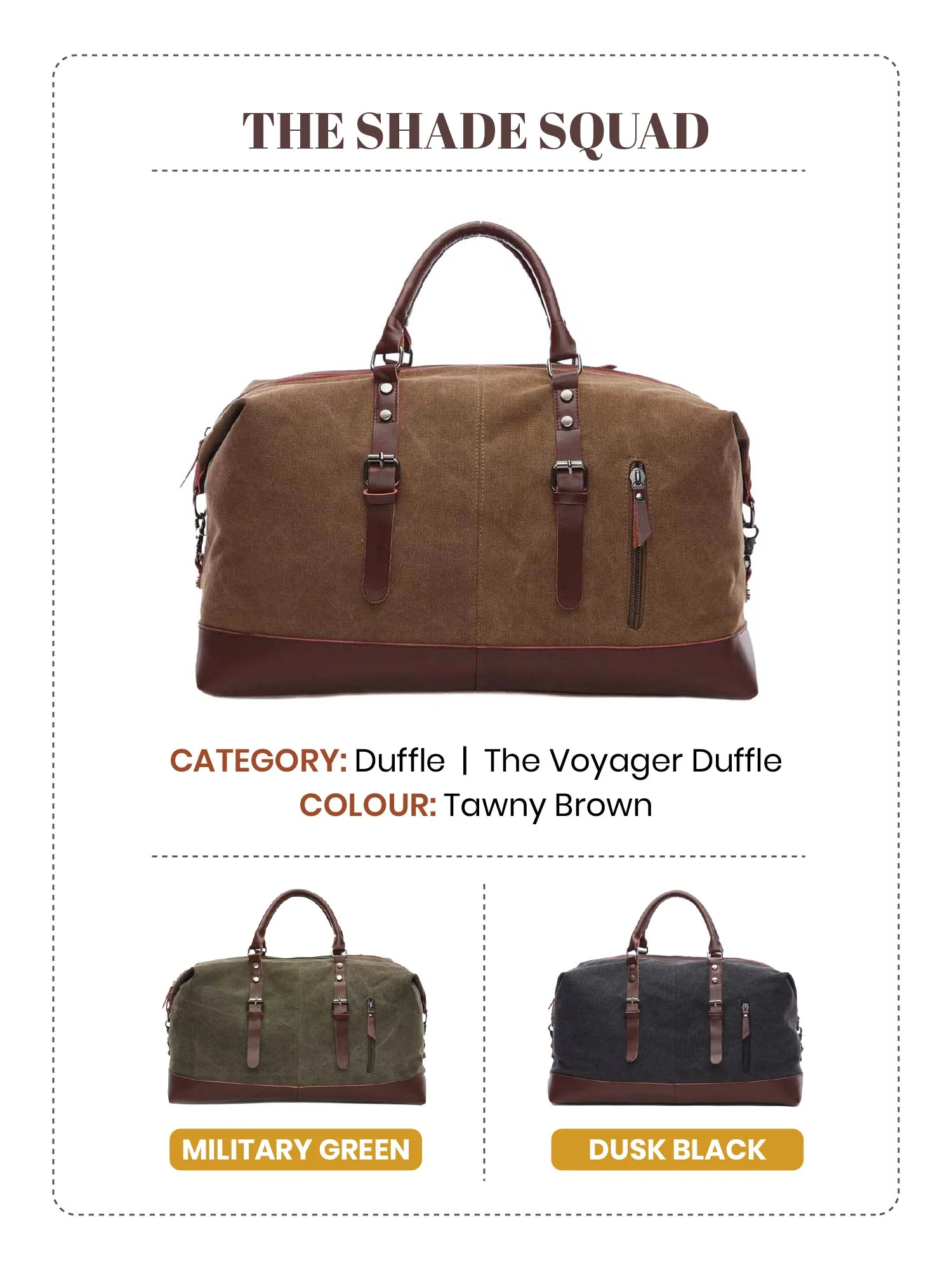 The Voyager Duffle I Mocha - Image 7