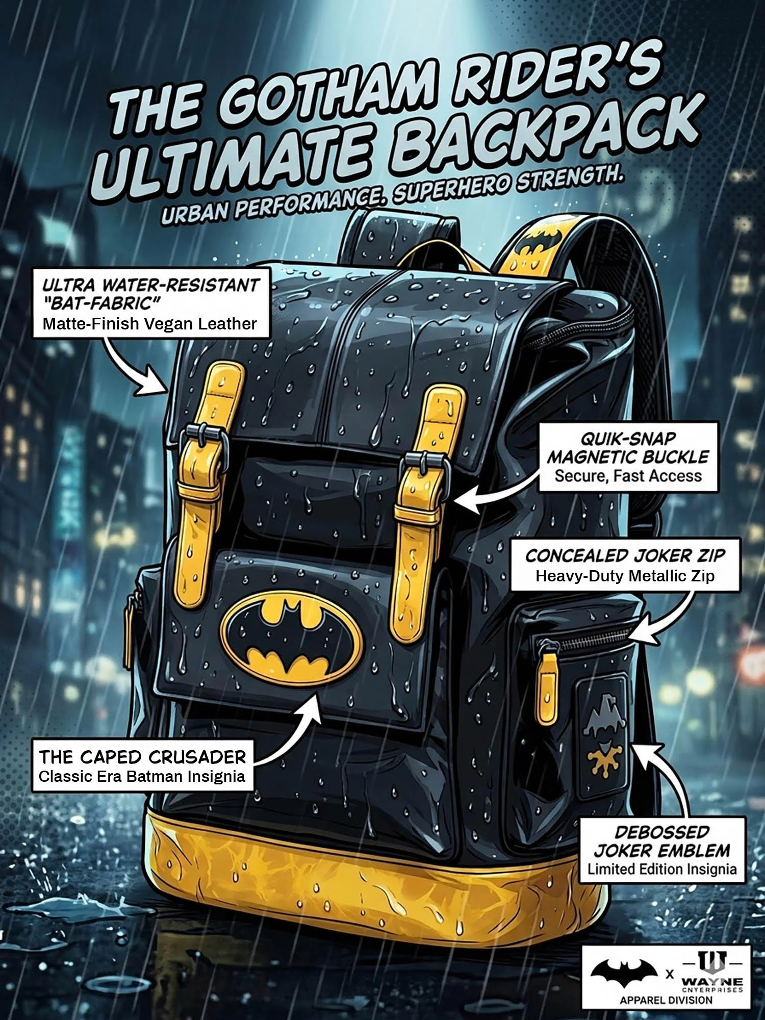 The Batman vs Joker Batpack - Image 7