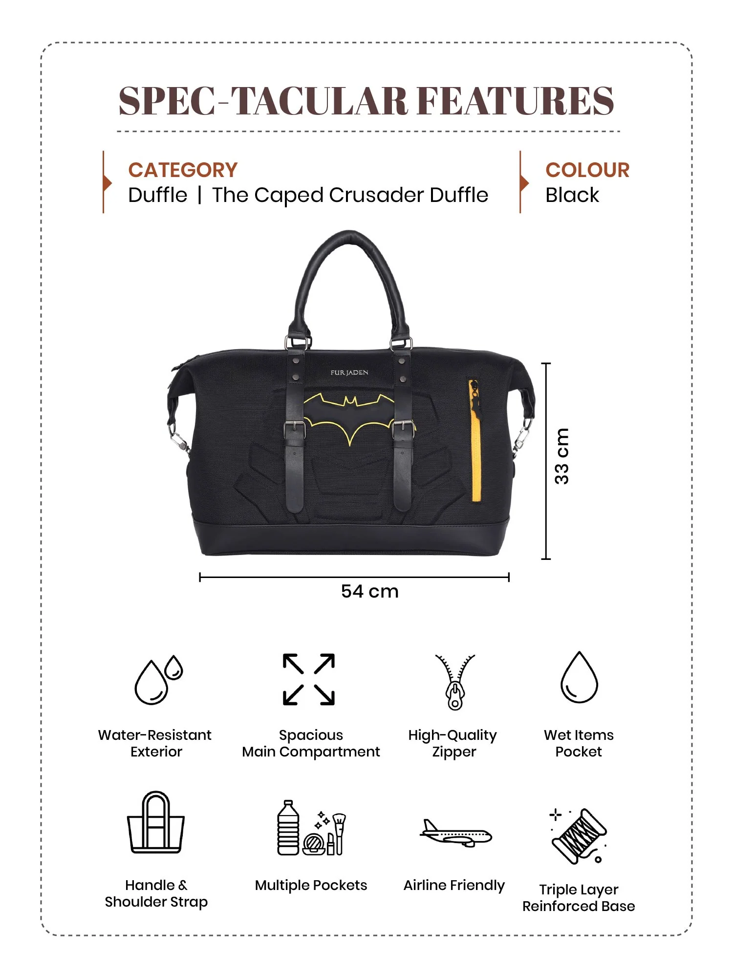 The Caped Crusader Duffle - Image 5